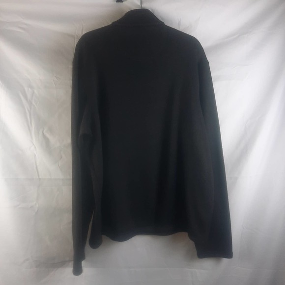 Real Tree Men's Black Long sleeve 1/4 zip Sweater  2XL - Picture 2 of 5